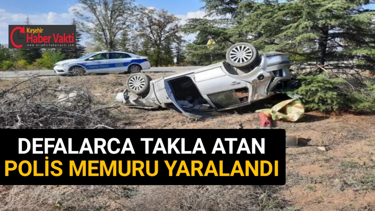 DEFALARCA TAKLA ATAN ARAÇTAN SAĞ KURTULDU