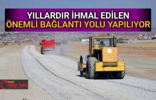 KENT MERKEZİNDEKİ TOPRAK YOL SONUNDA ASFALTLANIYOR