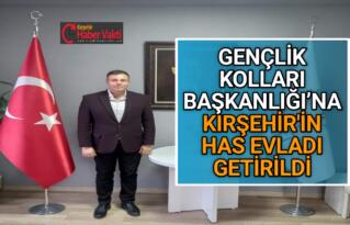 KIRŞEHİRLİLER VAKFI GENÇLİK KOLLARI BAŞKANLIĞI’NA LİYAKATLİ ATAMA