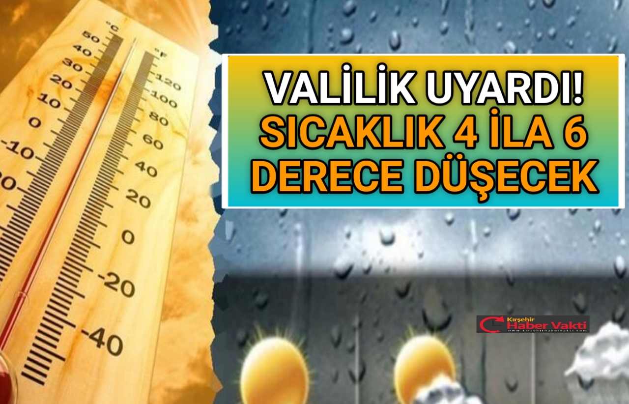 Son dakika: Kırşehir Valiliği’nden kritik uyarı! Sıcaklık 4 ila 6