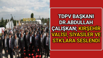 ÇALIŞKAN:KIRŞEHİR TANITIM GÜNLERİ YENİDEN DÜZENLENMELİ