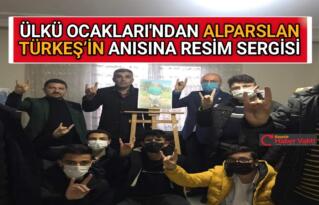 ÜLKÜ OCAKLARI’NDAN ‘ALPARSLAN TÜRKEŞ’ RESİM SERGİSİ