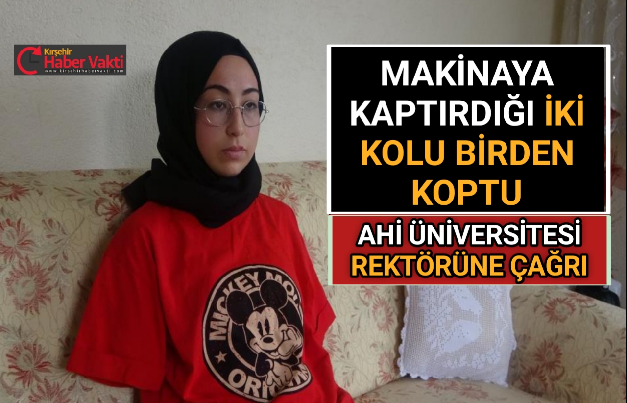 Kırşehir Ahi Evran Üniversitesi öğrencisi Sevim Nur Türkmen, Kayseri’de kollarını