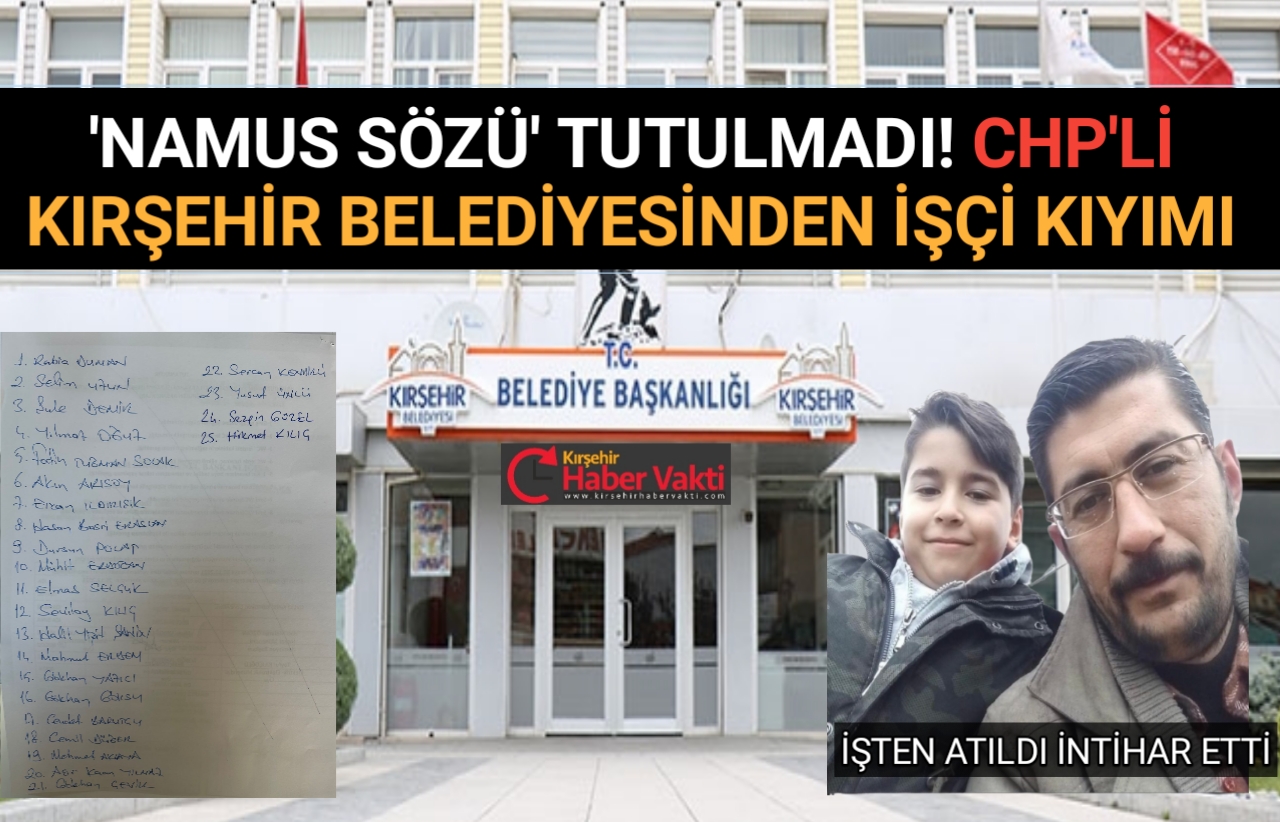 KIRŞEHİR BELEDİYESİ’NDE İŞCİ KIYIMI