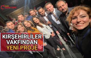 KIRŞEHİRLİLER VAKFI GENÇLİK KOLLARINDAN YENİ PROJE