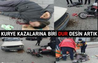 YİNE KURYE KAZASI, YİNE HERKESİN AĞZI YÜREĞİNE GELDİ