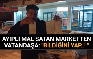 MARKETTEN ALDIĞI TAVUK BOZUK ÇIKTI, MUHATAP BULAMADI