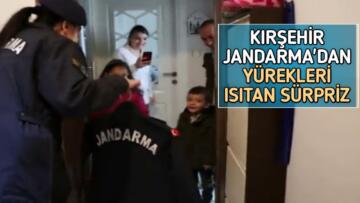 KIRŞEHİR’Lİ EYMEN’E JANDARMADAN HOŞ SÜRPRİZ
