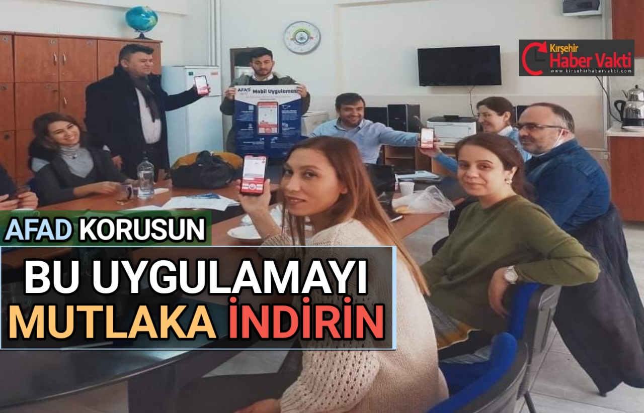 KIRŞEHİR AFAD’A TEK TUŞLA ULAŞABİLİRSİNİZ