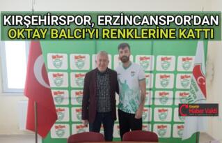 KIRŞEHİRSPOR’A ERZİNCAN’DAN SANTRFOR FUTBOLCU