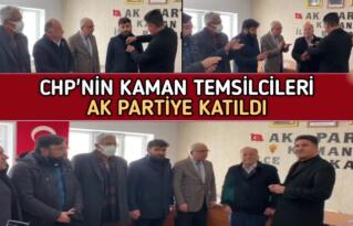 KIRŞEHİR’DE CHP TEMSİLCİLERİ AK PARTİYE KATILDI