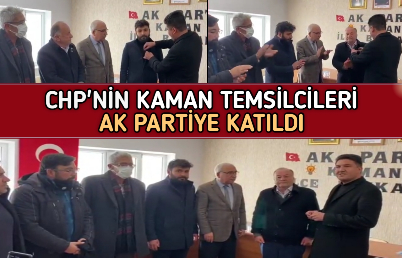 KIRŞEHİR’DE CHP TEMSİLCİLERİ AK PARTİYE KATILDI