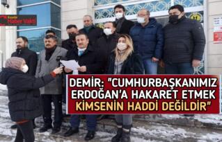 AK PARTİ’ DEN, ERDOĞAN’A HAKARET EDENLERE DAVA