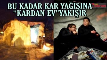 KIRŞEHİR’Lİ GENÇLERDEN ” KARDAN EV “