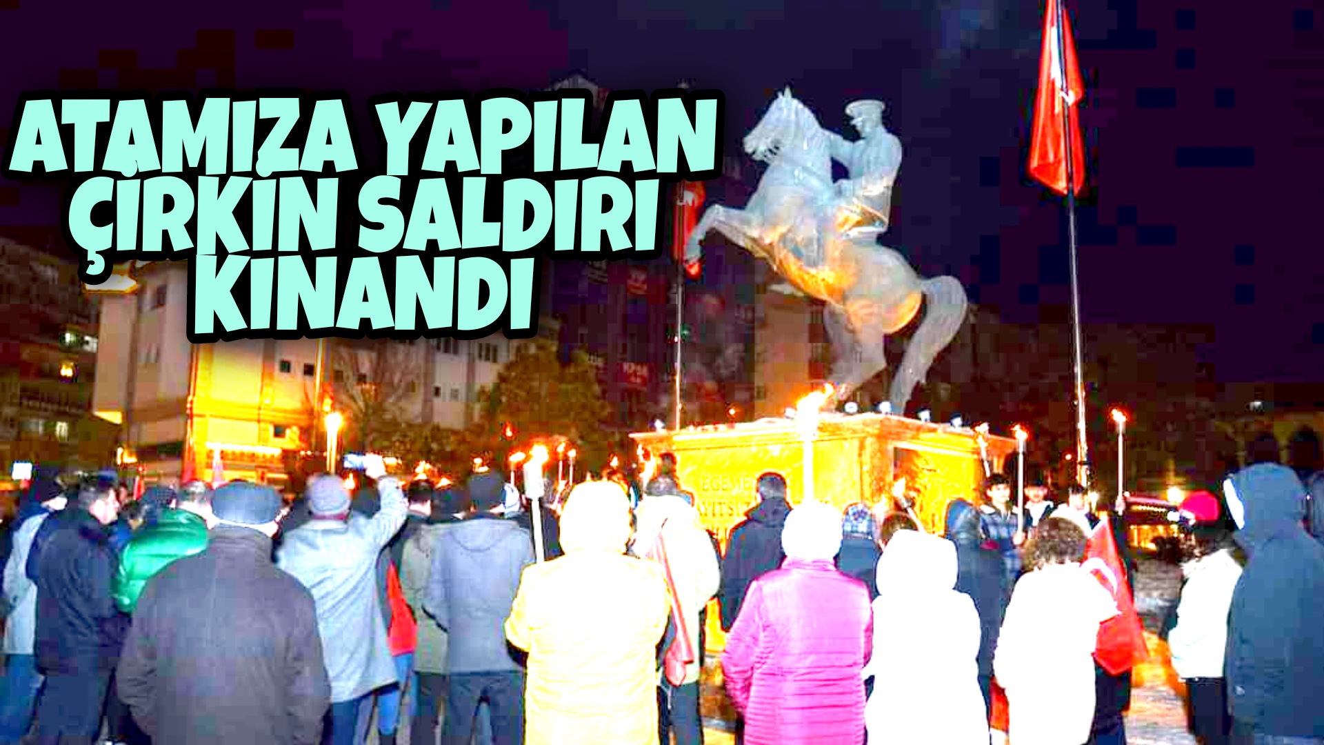 Kırşehir CHP heyeti kent merkezinde, cacabey demokrasi meydanında bulunan Atatürk