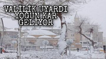 KIRŞEHİR VALİLİĞİNDEN YAĞIŞ UYARISI