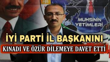MİLLİ YOL PARTİSİ İL BAŞKANI ŞEVKET GÖÇMEN, İYİ PARTİ İL BAŞKANI’NI ÖZÜR DİLEMEYE DAVET ETTİ