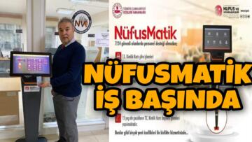 KIRŞEHİR’E “NÜFUS MATİK” KURULUMU YAPILDI