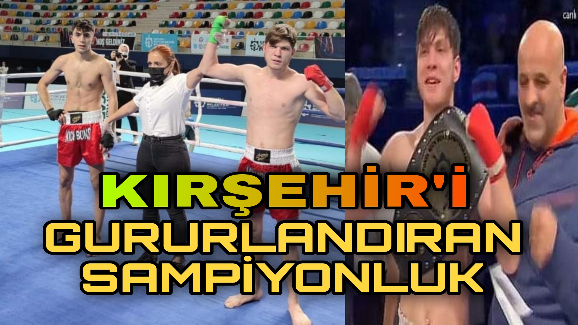 Kırşehir’ li kick boks’ cu Sefa Köksal profesyonel Kick Boks