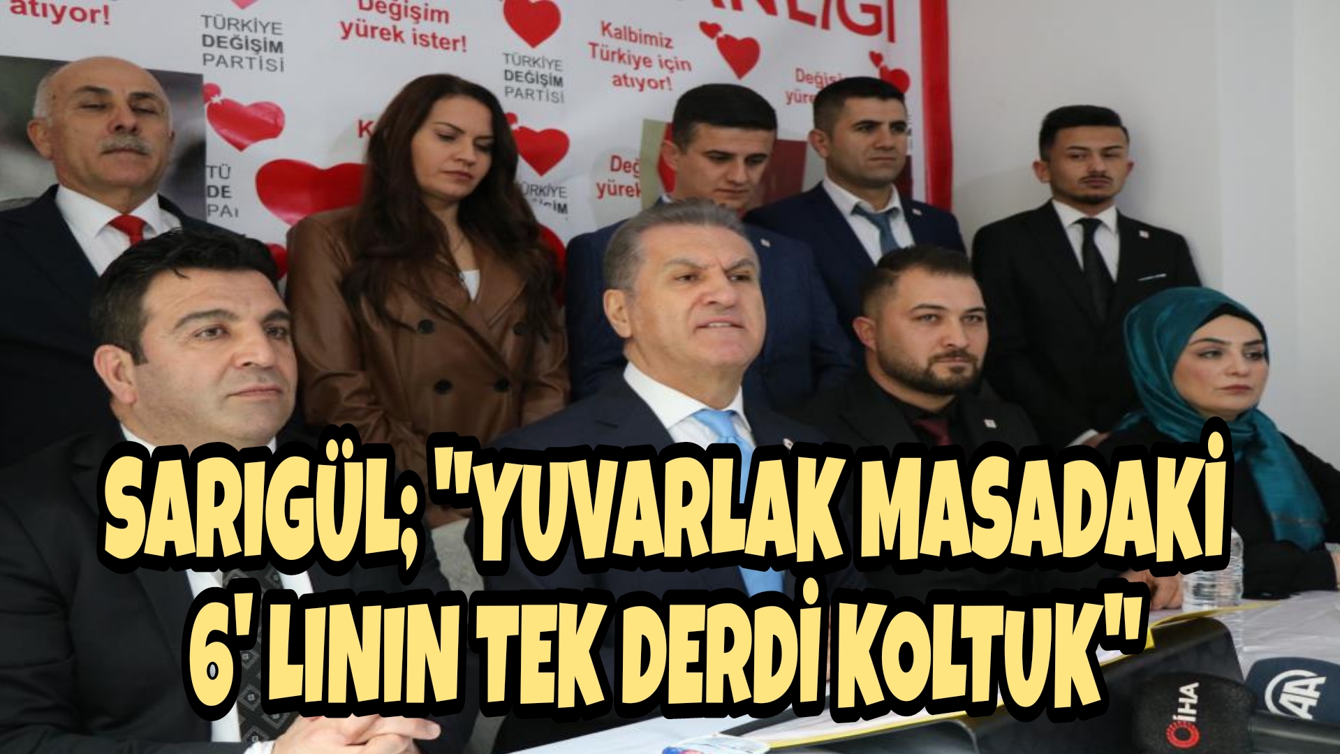 Türkiye Değişim Partisi (TDP) Genel Başkanı Mustafa Sarıgül, Kırşehir Teşkilatının