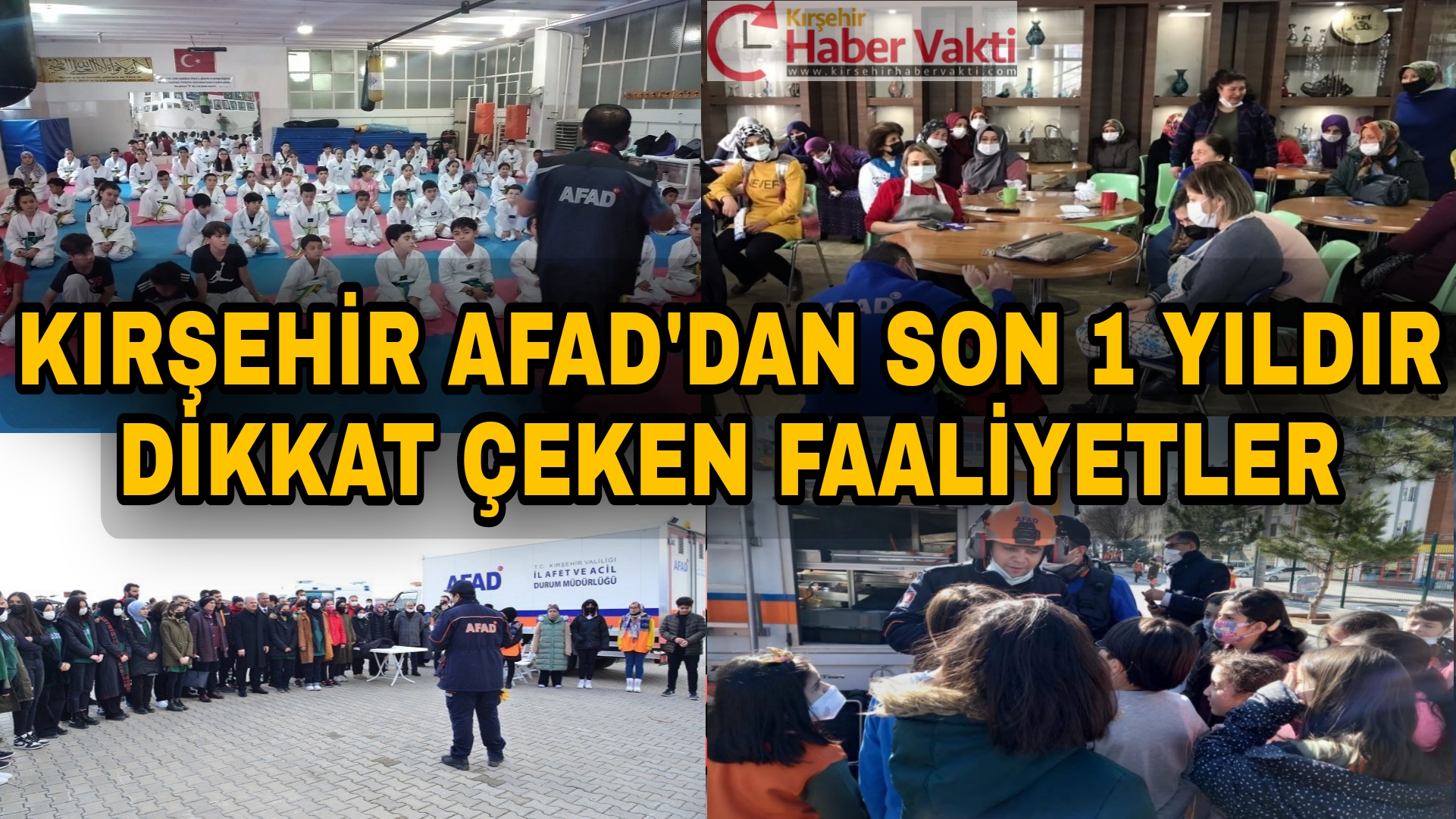KIRŞEHİR AFAD HERYERDE! SON BİR YILDA 200 BİN KİŞİYE ULAŞTILAR