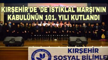İSTİKLAL MARŞI’NIN KABULÜNÜN 101. YILI KUTLANDI
