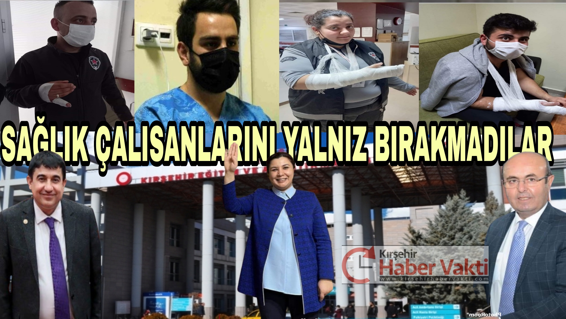 KIRŞEHİR’İN SİYASİLERİNDEN SAĞLIK ÇALIŞANLARINA GEÇMİŞ OLSUN ZİYARETİ