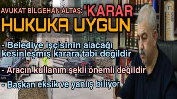HUDER BAŞKANI ALTAŞ’DAN “HACİZ” AÇIKLAMASI