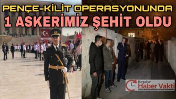 KAYSERİ’YE ŞEHİT ATEŞİ DÜŞTÜ