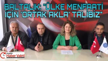 MEMLEKET PARTİSİNDEN “ORTAK AKIL ÇAĞRISI”