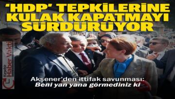 KIRŞEHİR’DE İYİ PARTİ GENEL BAŞKANI AKŞENER’E “HDP” TEPKİSİ