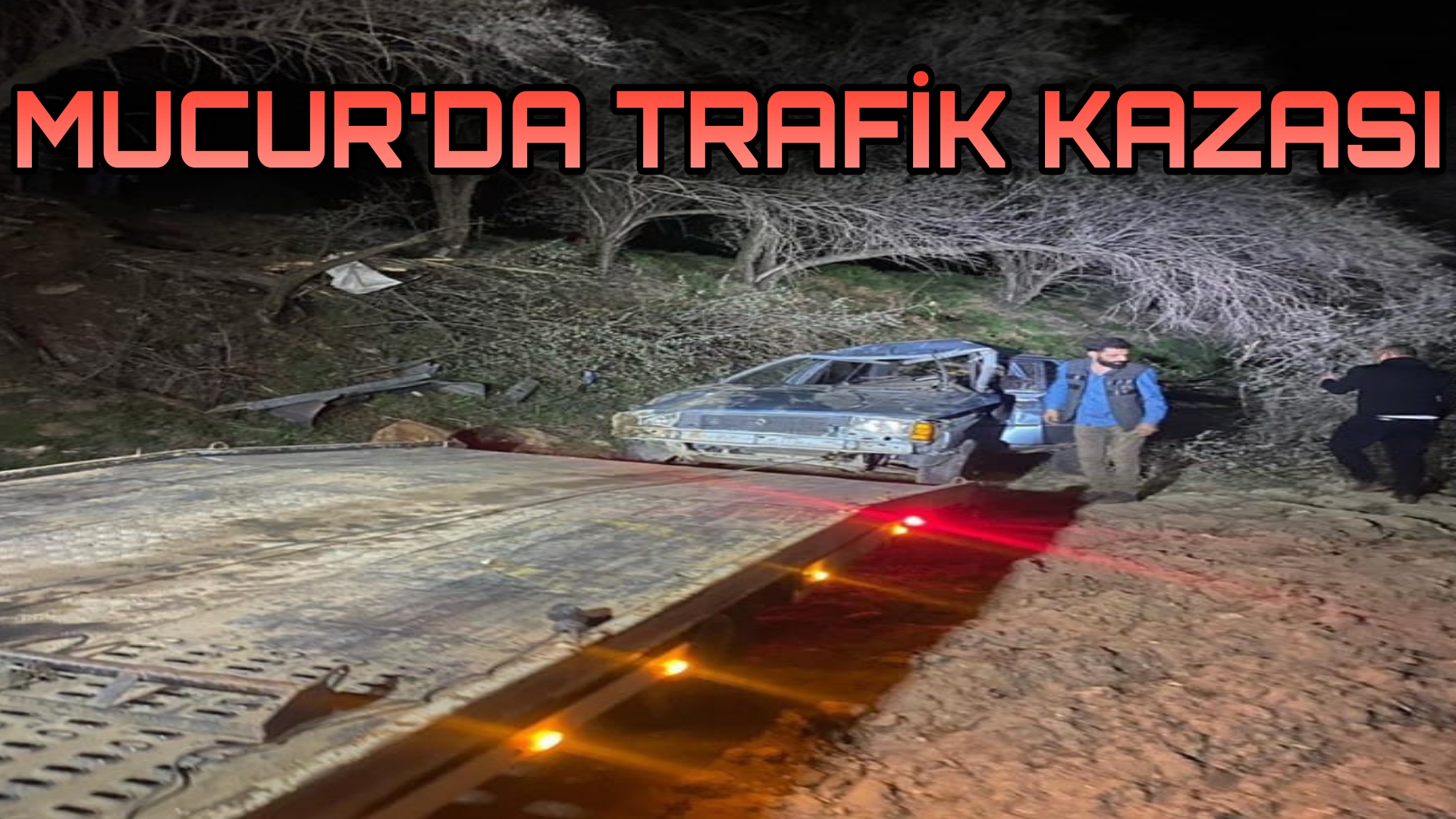 HACIBEKTAŞ YOLUNDA TRAFİK KAZASI