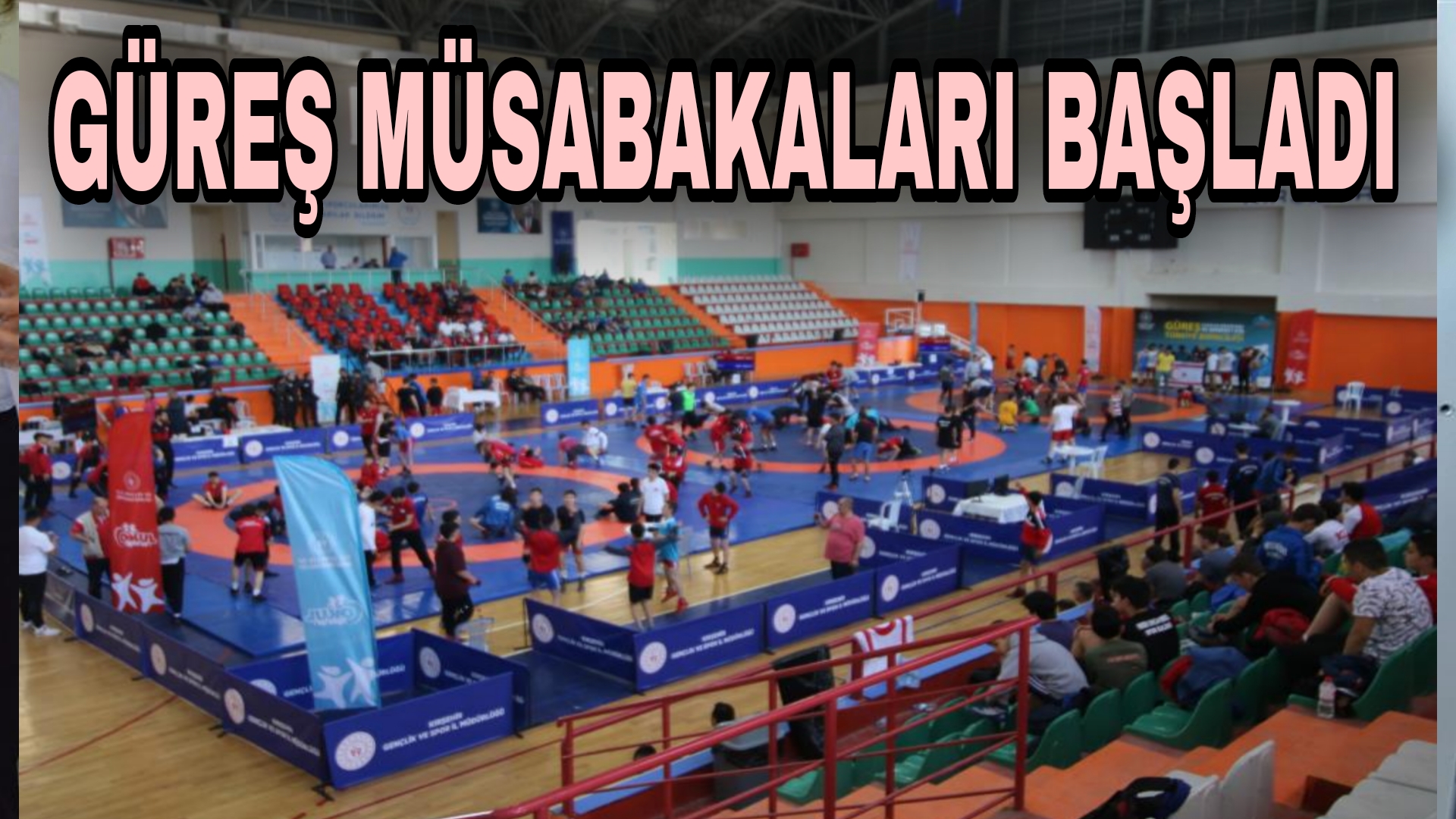 KIRŞEHİR’DE GÜREŞ MÜSABAKALARI BAŞLADI