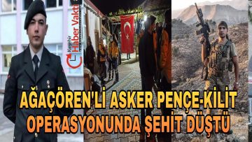 AĞAÇÖREN’Lİ ASKER KUZEY IRAKTA ŞEHİT DÜŞTÜ