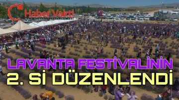KIRŞEHİR’DE 2. LAVANTA ŞÖLENİ DÜZENLENDİ