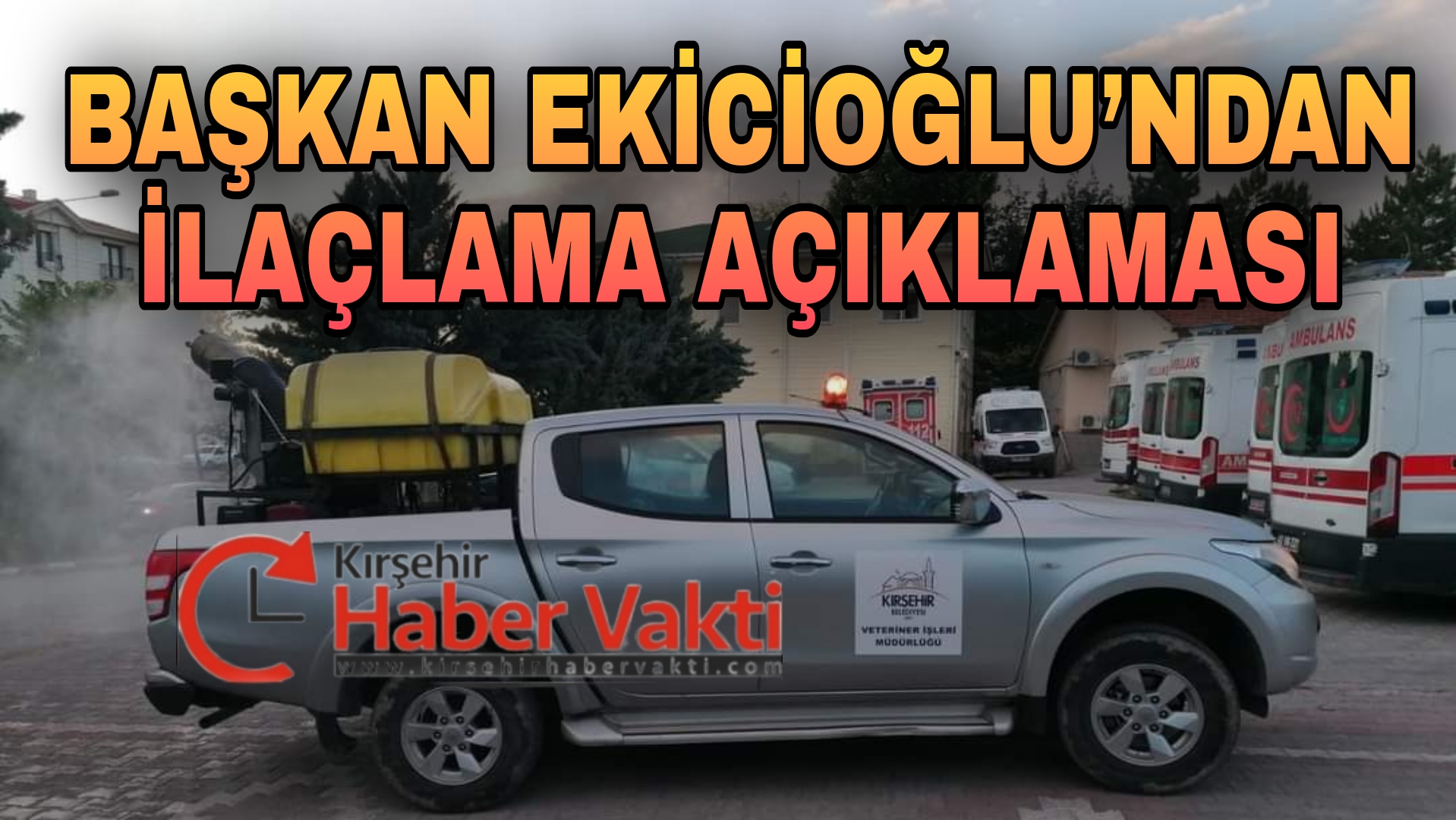 BAŞKAN EKİCİOĞLU:” SİNEKLERİ İLAÇLAMA FAALİYETLERİMİZ SÜRÜYOR”
