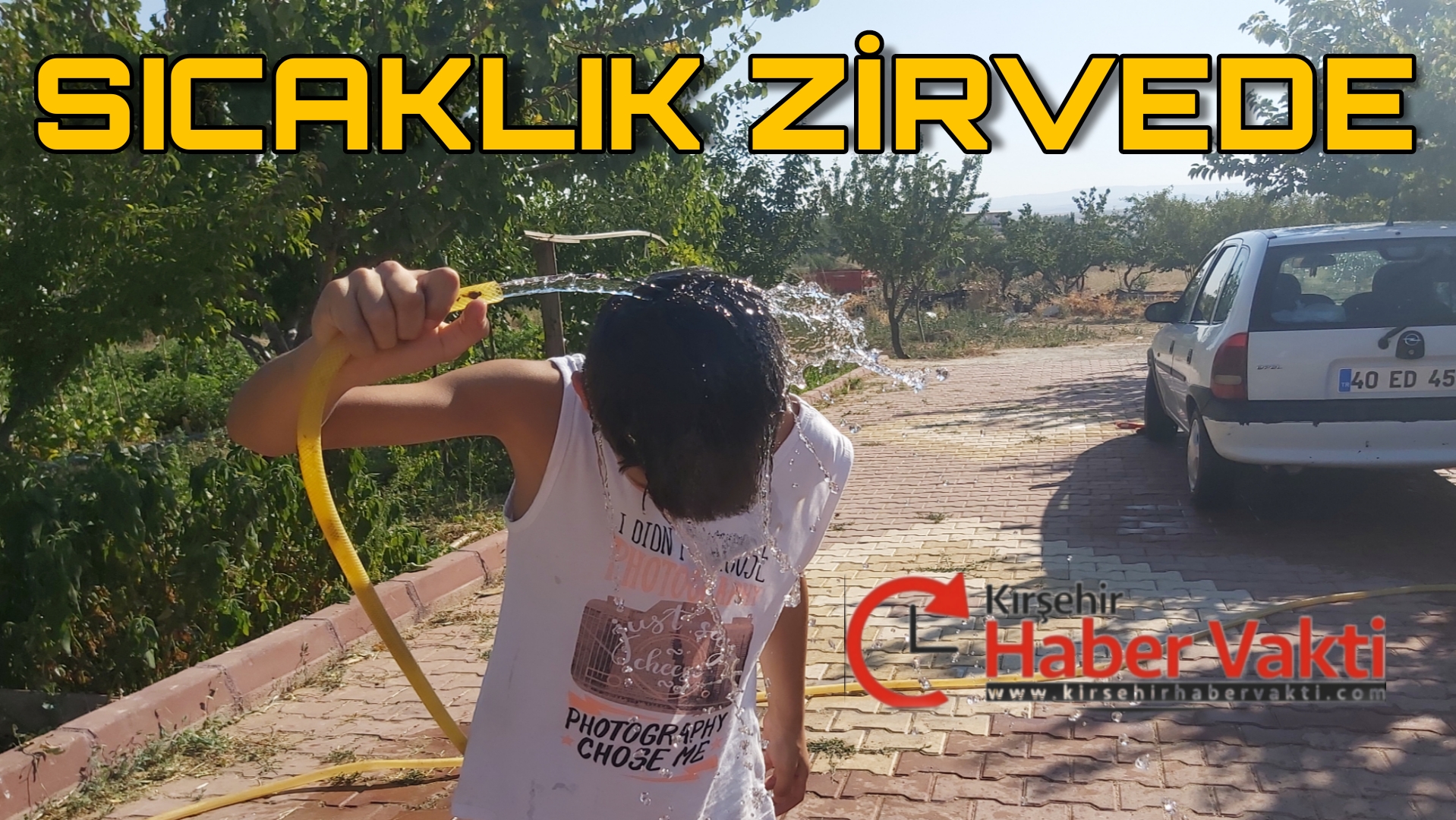 Kırşehir’i ‘Eyyam-ı Bahur’ sıcakları kavuruyor. Türkiye, yazın en sıcak günlerini