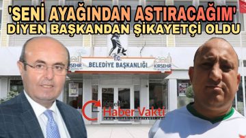 AMİGO HALİL’DEN BELEDİYE BAŞKANI SELAHATTİN EKİCİOĞLU’NA SUÇ DUYURUSU