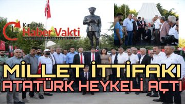 KIRŞEHİR’DE GAZİ ANITI AÇILDI