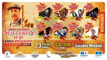 NESET ERTAŞ’I ANMA PROGRAMI YARIN BAŞLIYOR
