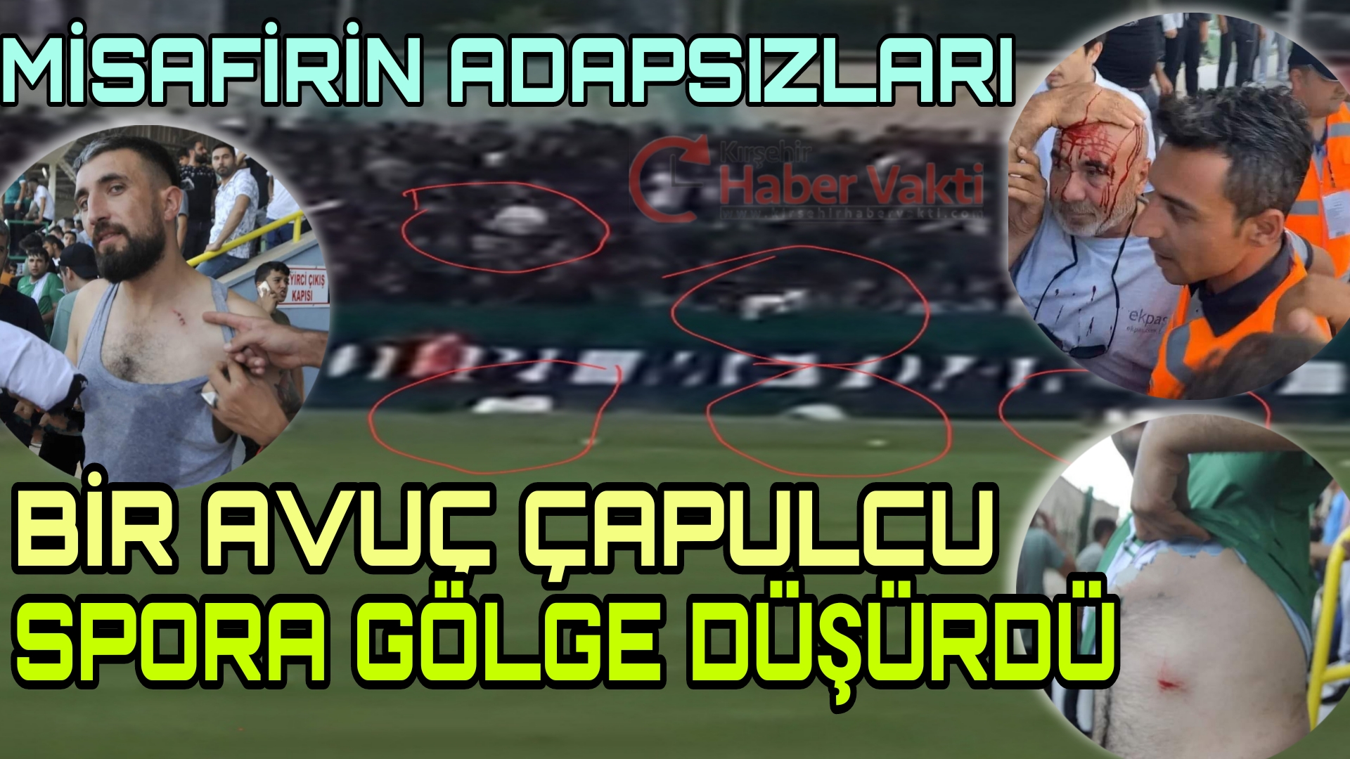 HOLİGANLARIN TAŞKINLIĞI MAÇIN ÖNÜNE GEÇTİ