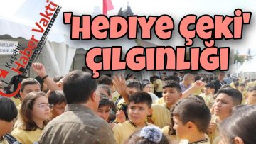 KİTAP FUARI AÇILIŞINDA ‘HEDİYE ÇEKİ’ ÇILGINLIĞI