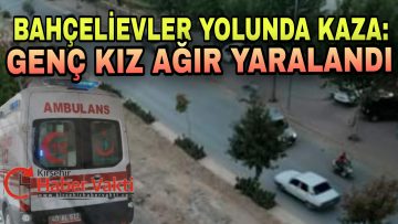KIRŞEHİR’DE TRAFİK KAZASI: 1 GENÇ AĞIR YARALANDI