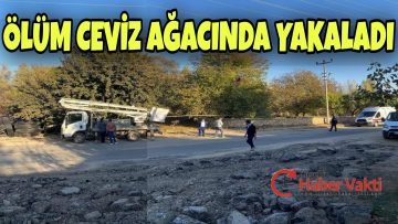 KIRŞEHİR’DE CEVİZ ÇIRPARKEN ELEKTRİK AKIMINA KAPILAN VATANDAŞ HAYATINI KAYBETTİ