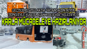 BELEDİYE KARLA MÜCADELE İÇİN KOLLARI SIVADI