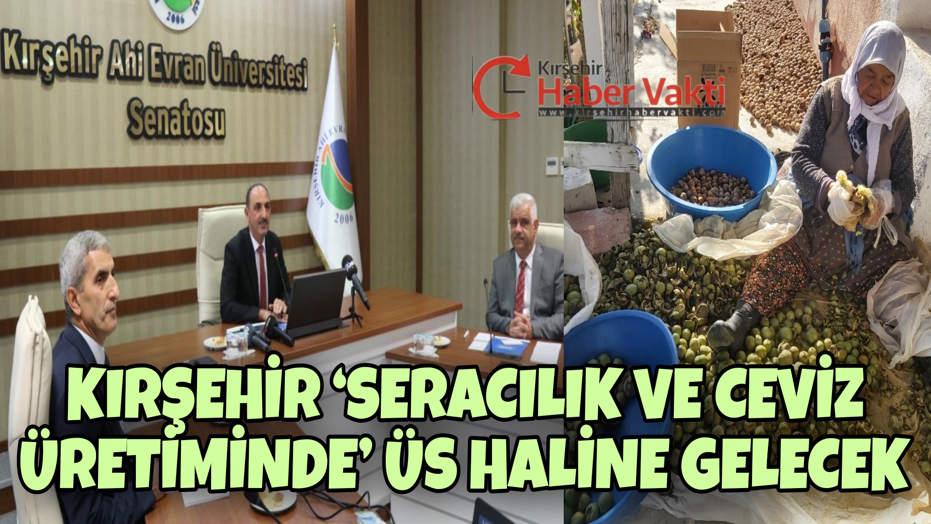AHİ EVRAN ÜNİVERSİTESİ KIRŞEHİR’DE BİLİMSEL VE VERİMLİ CEVİZ ÜRETİM ÇALIŞMASINI BAŞLATTI