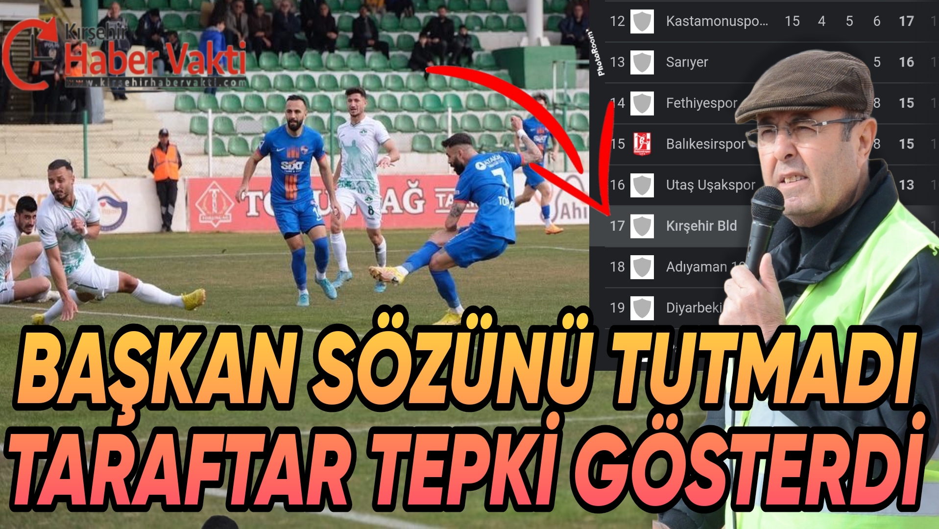 KIRŞEHİRSPOR’DA KÖTÜ GİDİŞAT DURDURULAMIYOR
