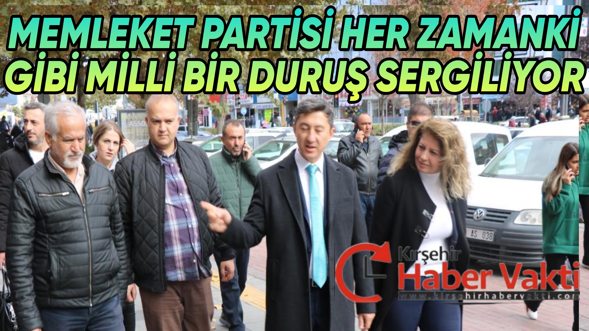 Kırşehir’de, parti teşkilatını ziyaret eden Memleket Partisi Genel Başkan Yardımcısı