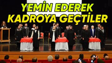 ADAY ÖĞRETMENLERE YEMİN MERASİMİ DÜZENLENDİ