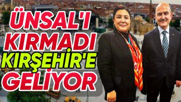 DEVLETÇİ MİLLİYETÇİ, SEVİLEN DEVLET ADAMI SÜLEYMAN SOYLU KIRŞEHİR’E GELİYOR